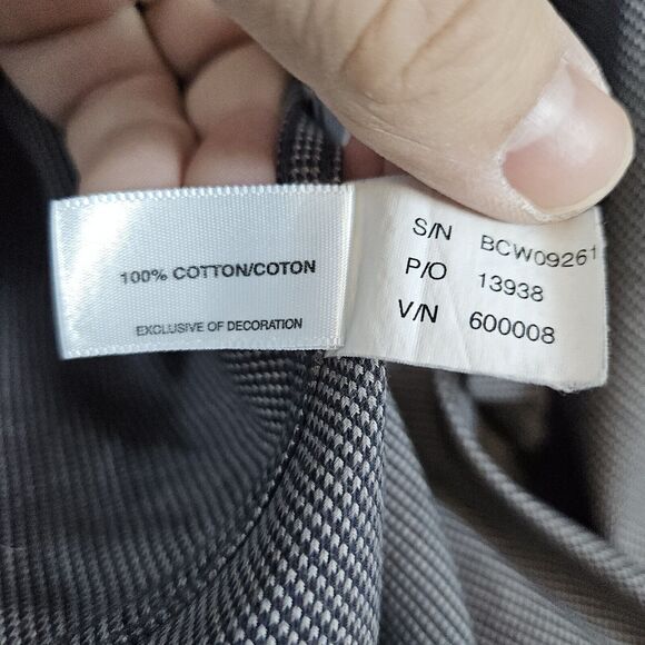 Cutter & Buck Men's Size 3XB Black & White Mini Houndstooth/Puppytooth Pattern - Picture 7 of 16